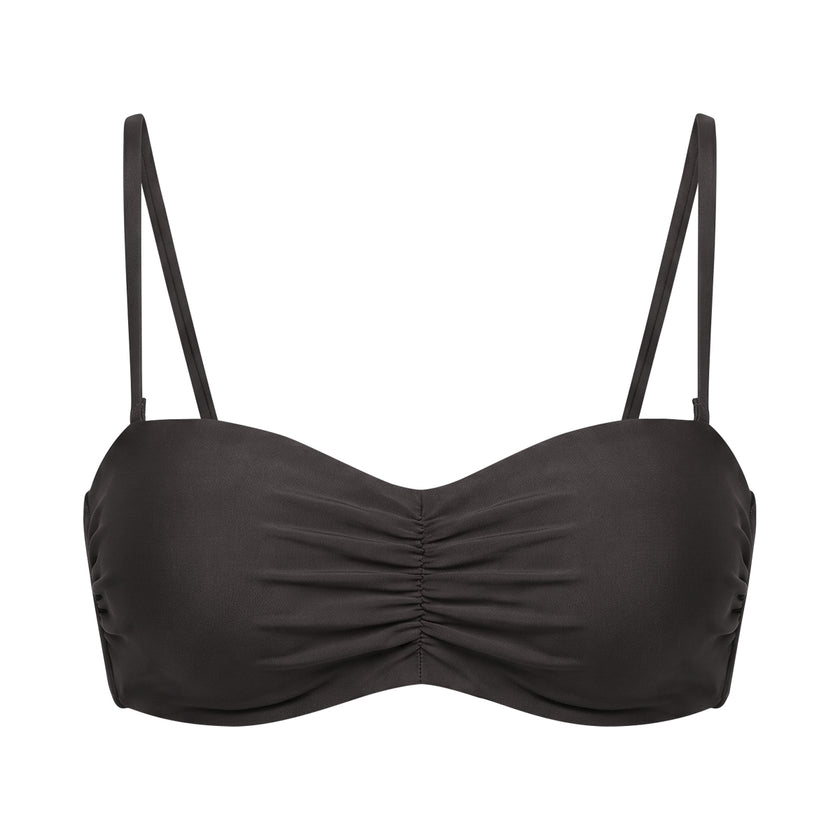 Women's Padded Ruched Bandeau Bra