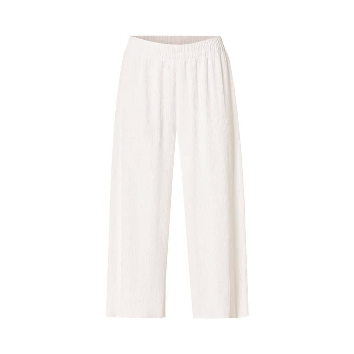 Womens Lightweight Crinkle Culotte 3/4 Pajama