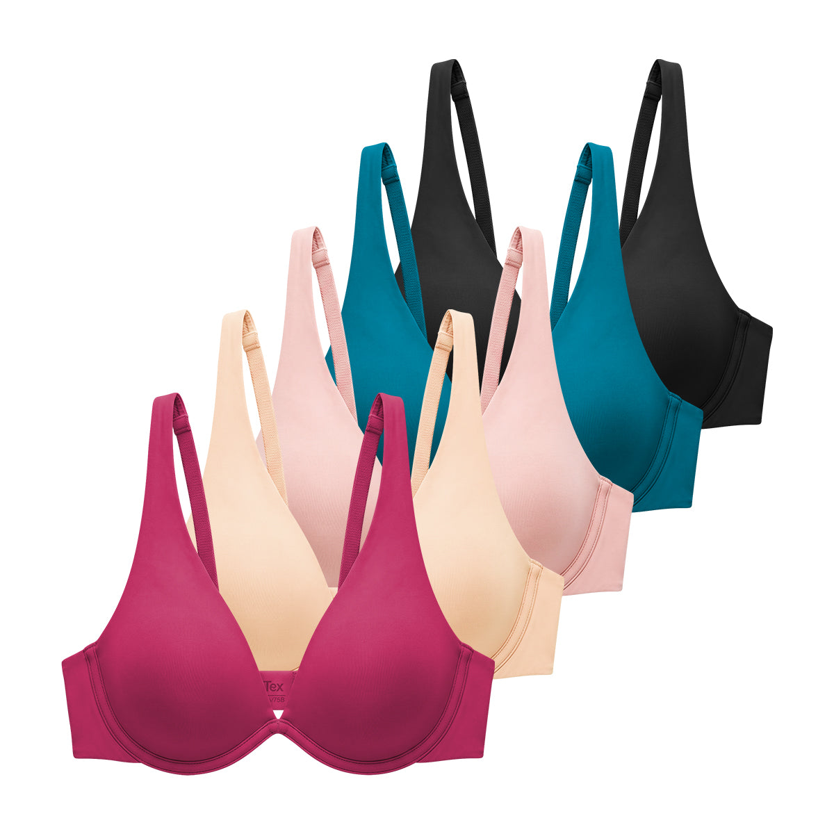Women's Non Padded Underwire Smooth Micro Invisible Bra