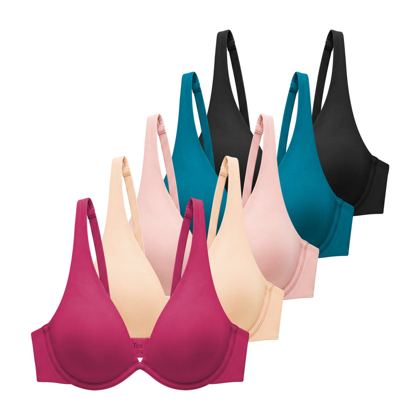 Women's Non Padded Underwire Smooth Micro Invisible Bra