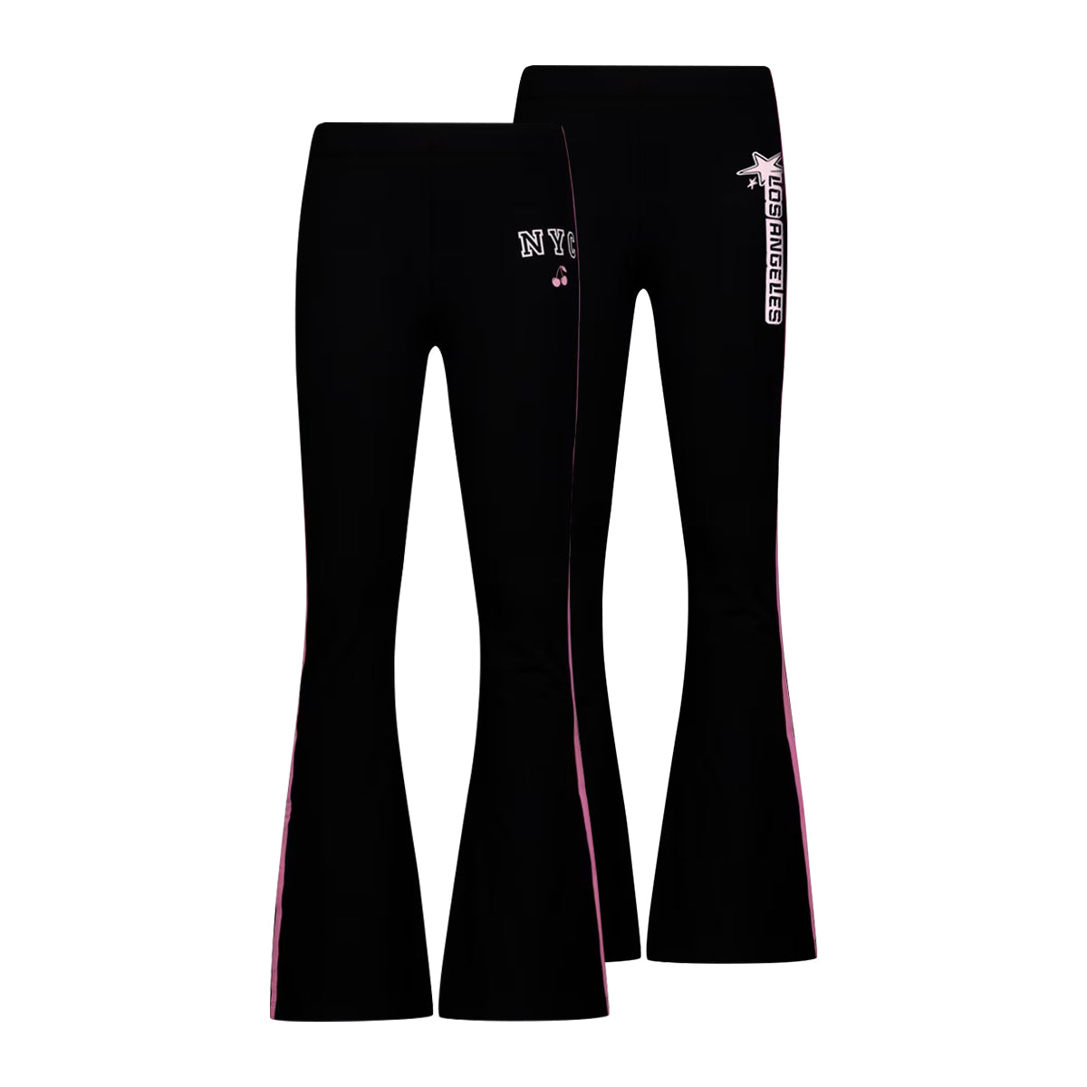 Teen Girls High Waist Soft Cotton Flared Leggings