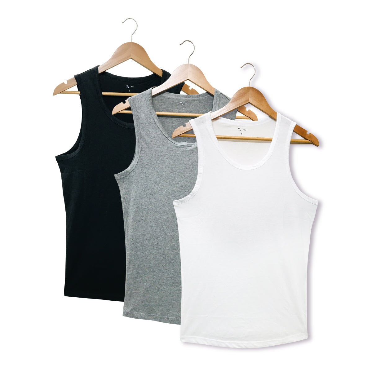 Mens crew neck Regular fit cotton tank top