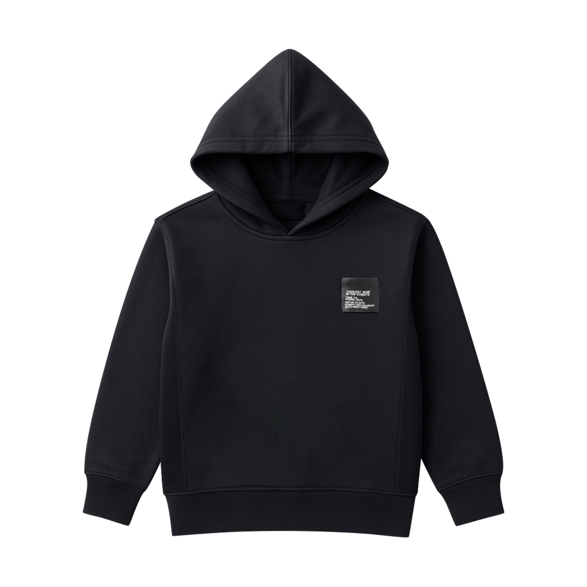 Kids Premium Soft & Comfortable Cotton Black Hoodie