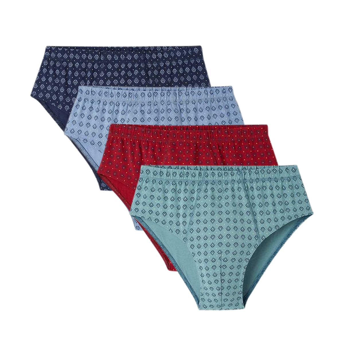 Pack of 3 Mens Classic Printed Cotton Briefs