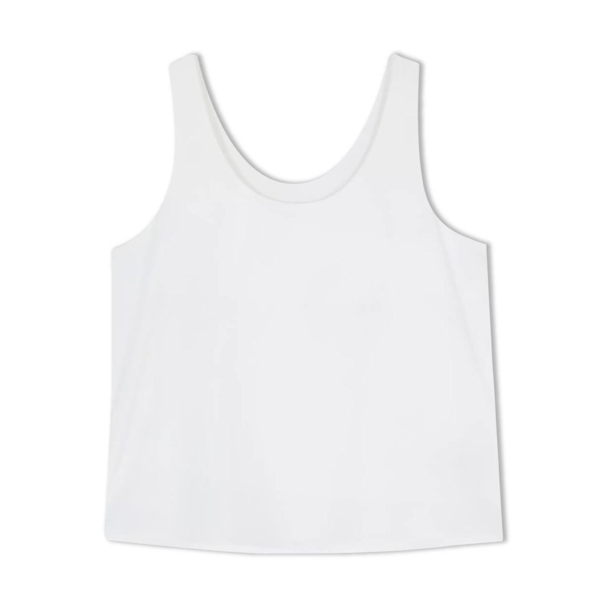 Women's Scoop Neck Summer Friendly Regular Fit Vest Tank Top