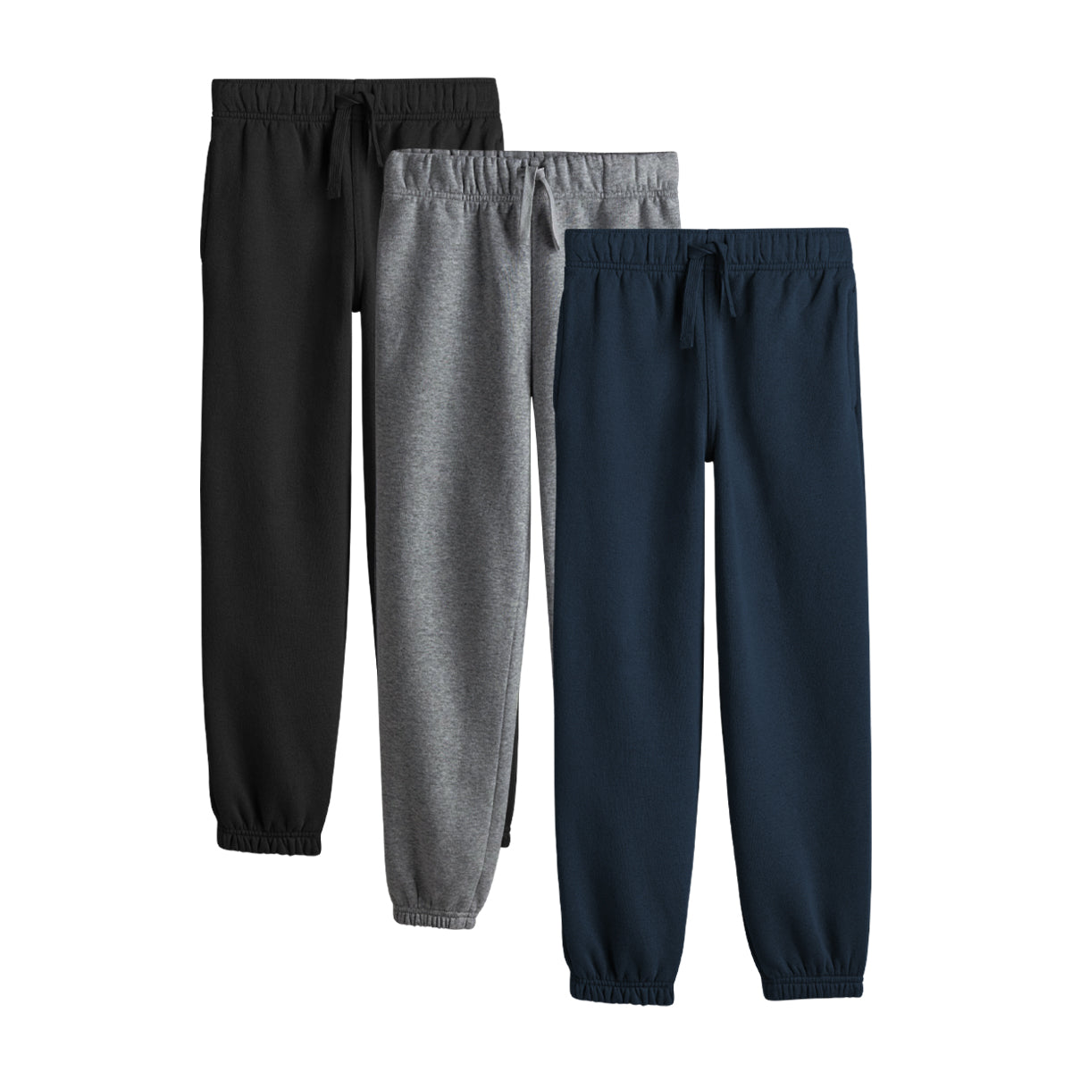 Kids Soft Cotton Long Leg Jogger Trouser With Back Pocket