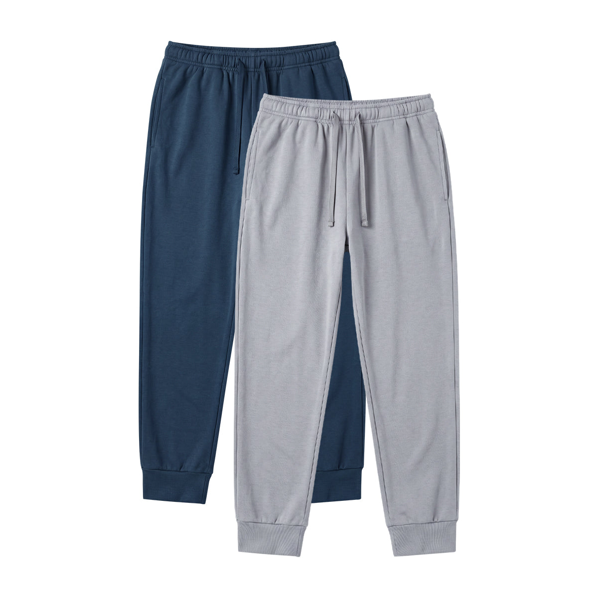 Men's Drawstring Waist Fleece Jogger Pants with Side Pockets
