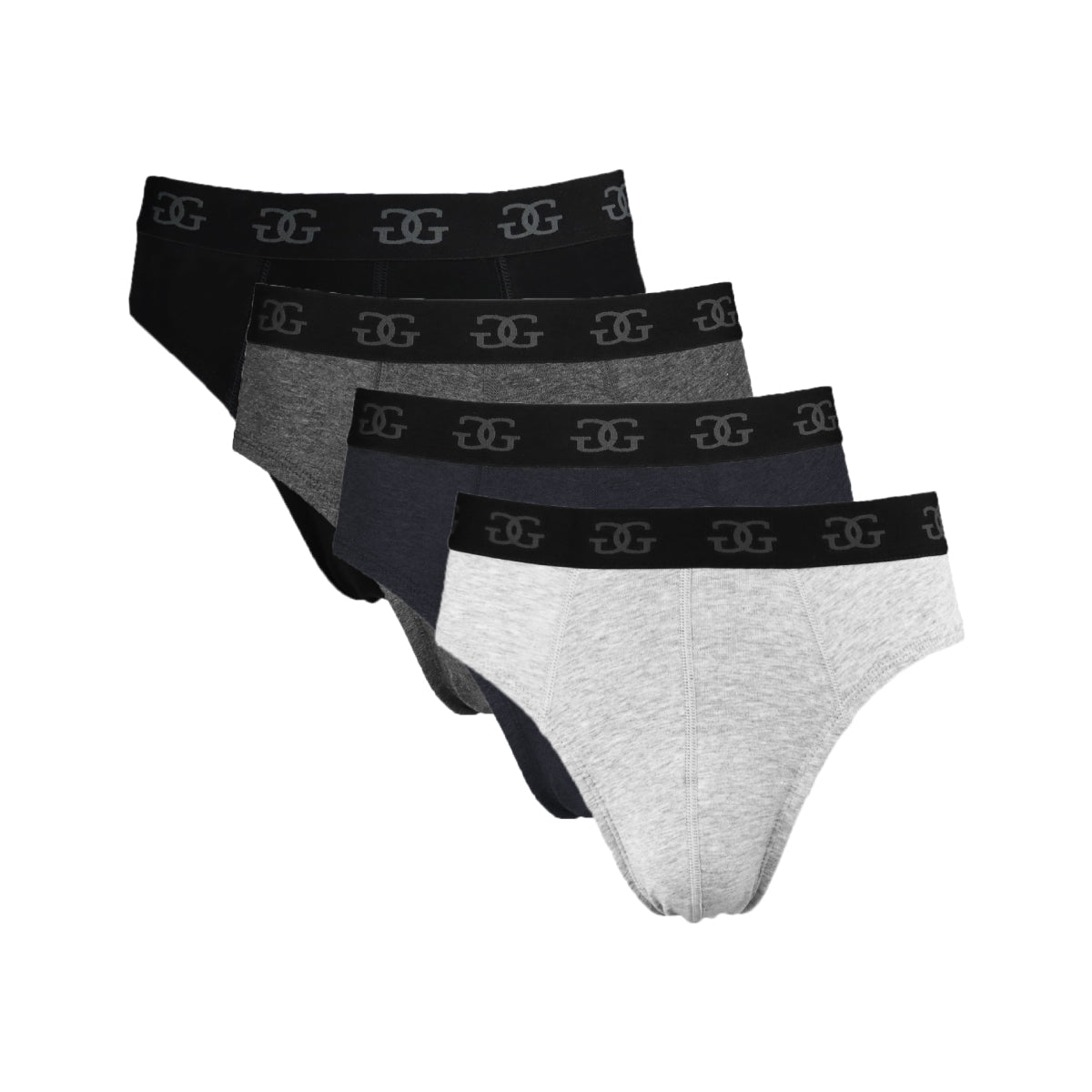 Mens Mid Waist Cotton Brief Underwear