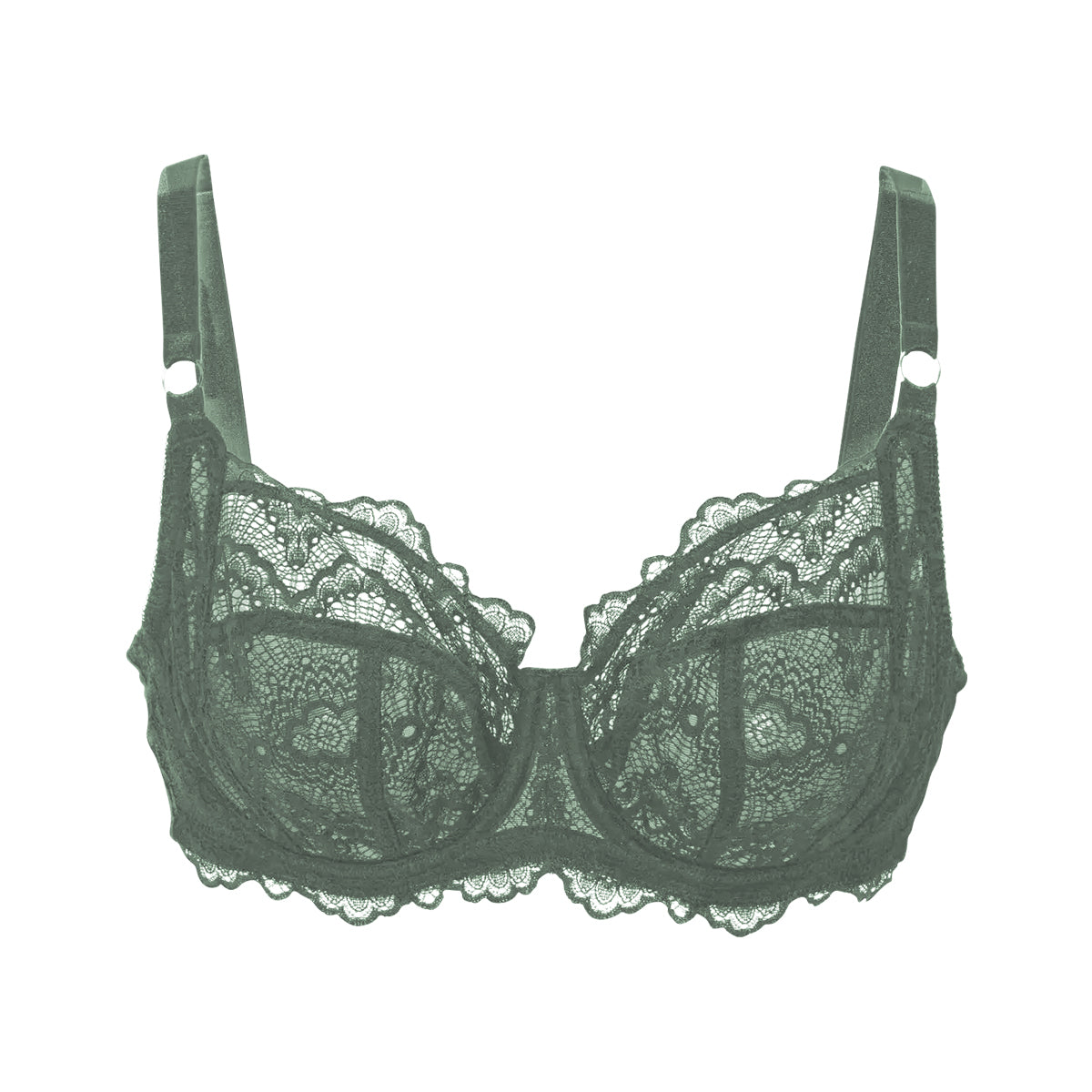 Women’s Non-Padded Full-Cup Underwired Lace Bra