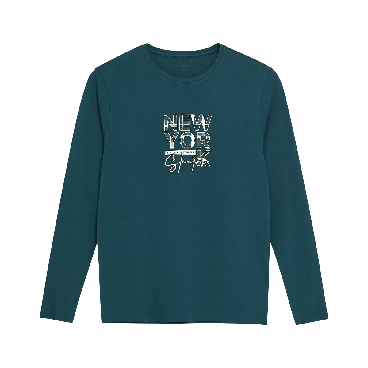 Mens Full Sleeve Crew Neck Jersey Cotton T-Shirt