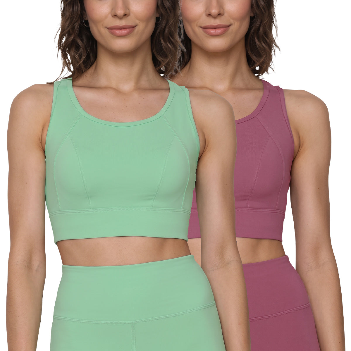 Womens Stretch Longline Sports Bra