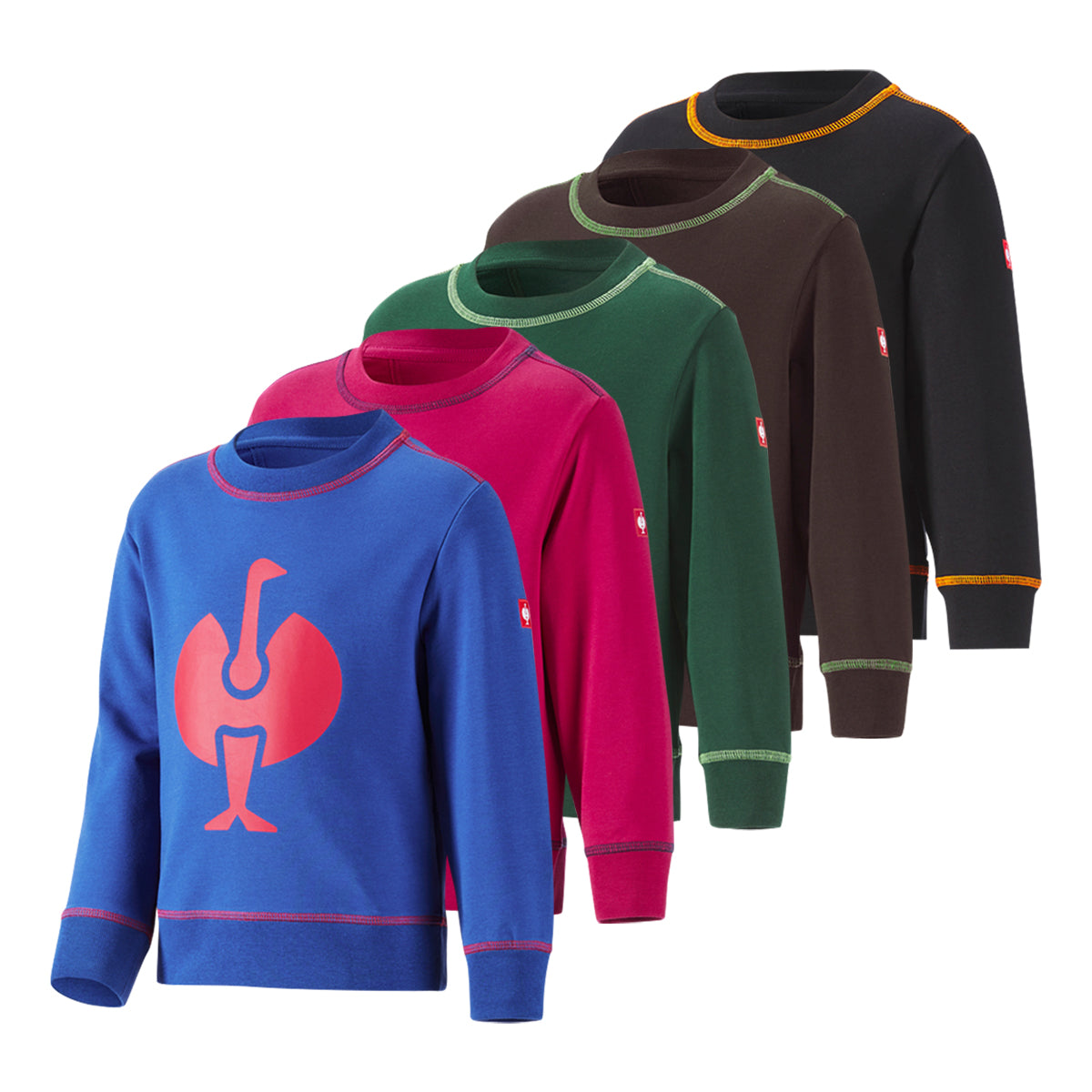 Kids Full Sleeve Printed Cotton Stretch Sweatshirt