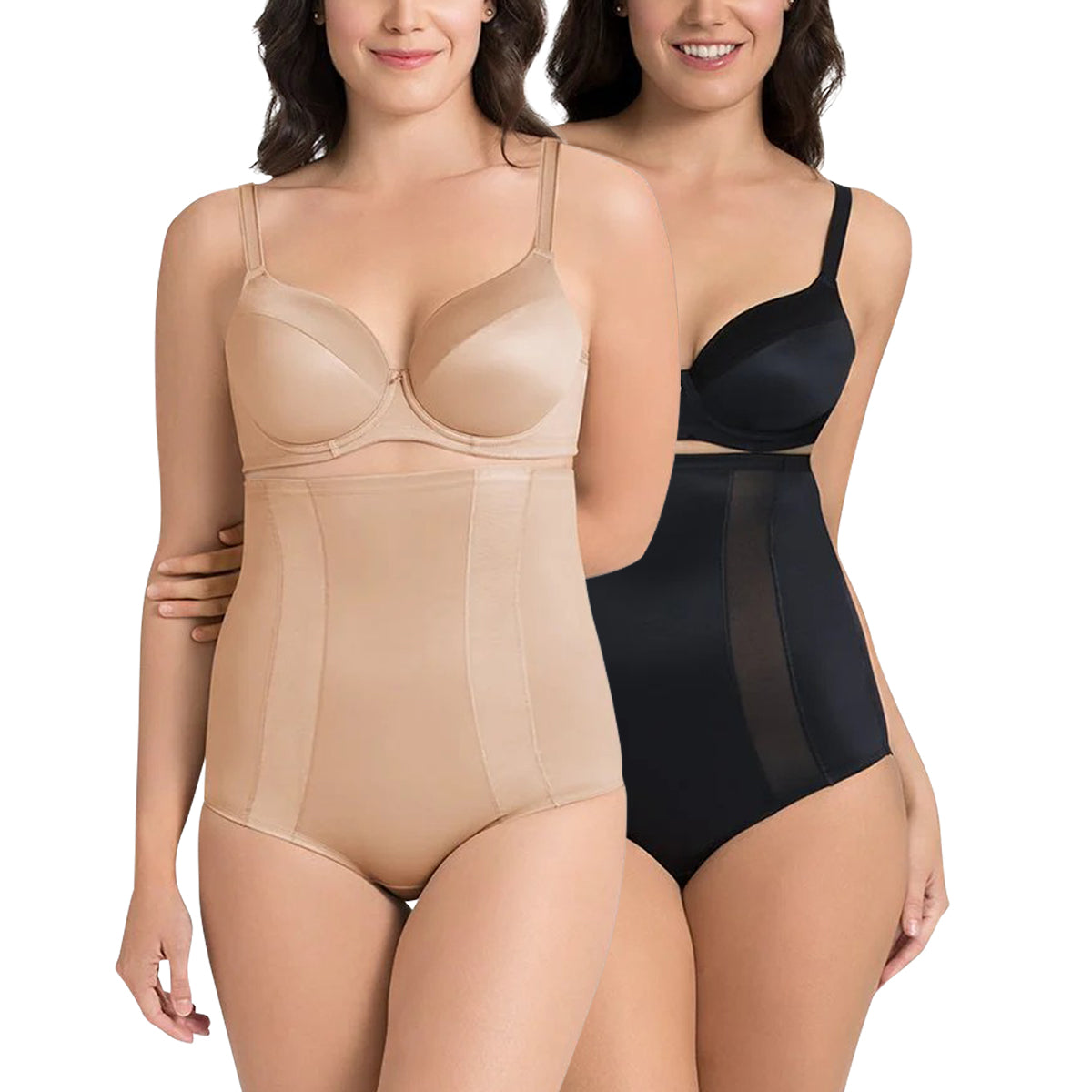 Womens High Waist Shapewear Tummy Control Brief Panty