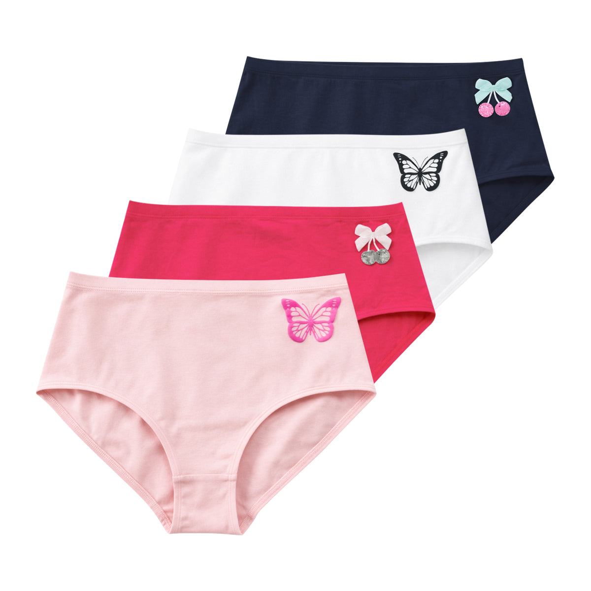 Pack of 3 Women's High Waist Cotton Panty