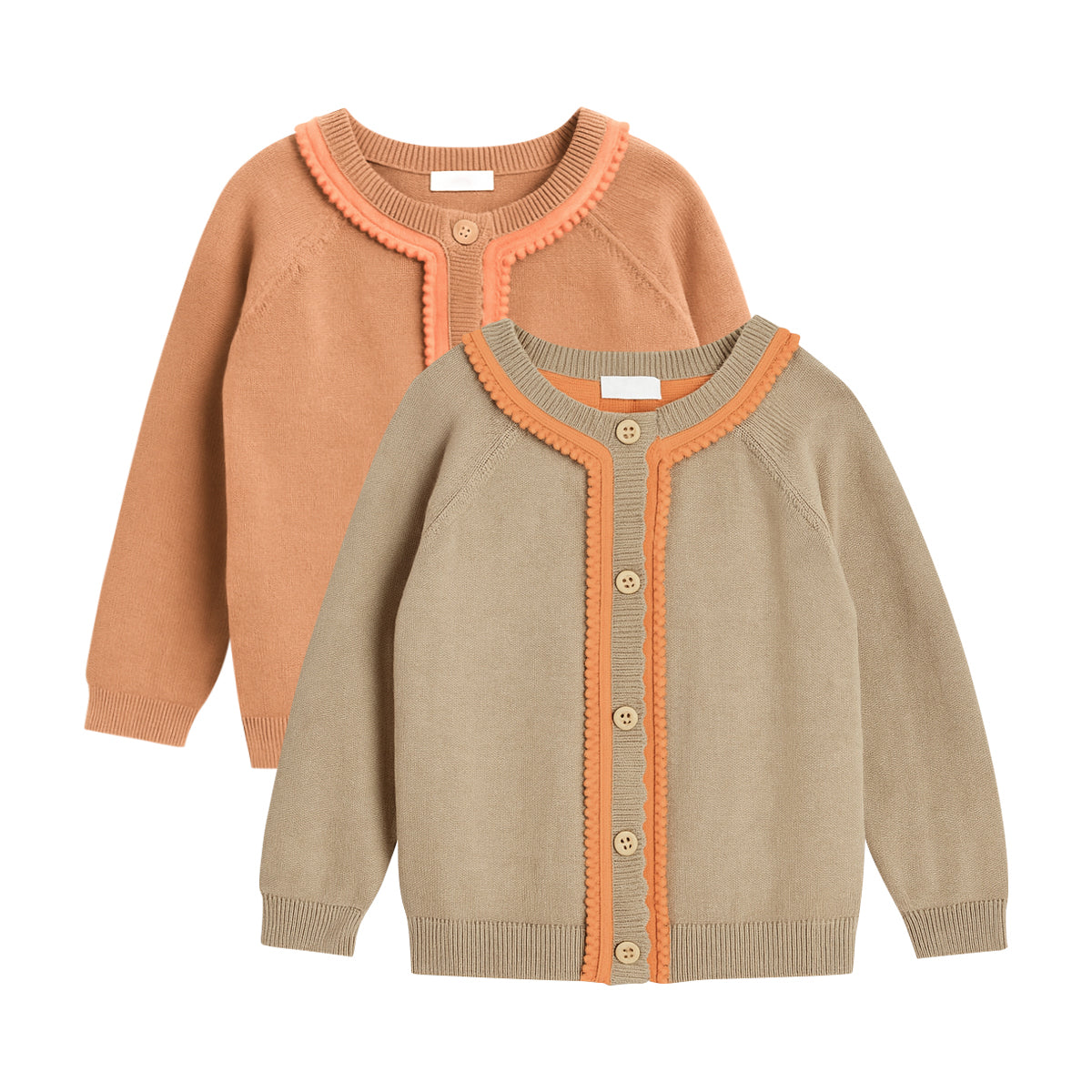 Girls Cotton Knitted Cardigan Sweater