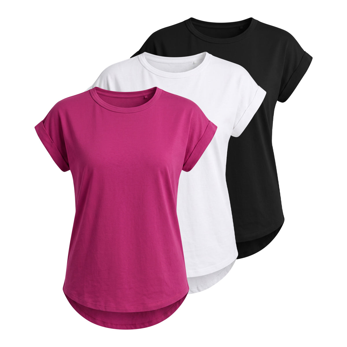 Women's Cotton Crew Neck T-Shirt