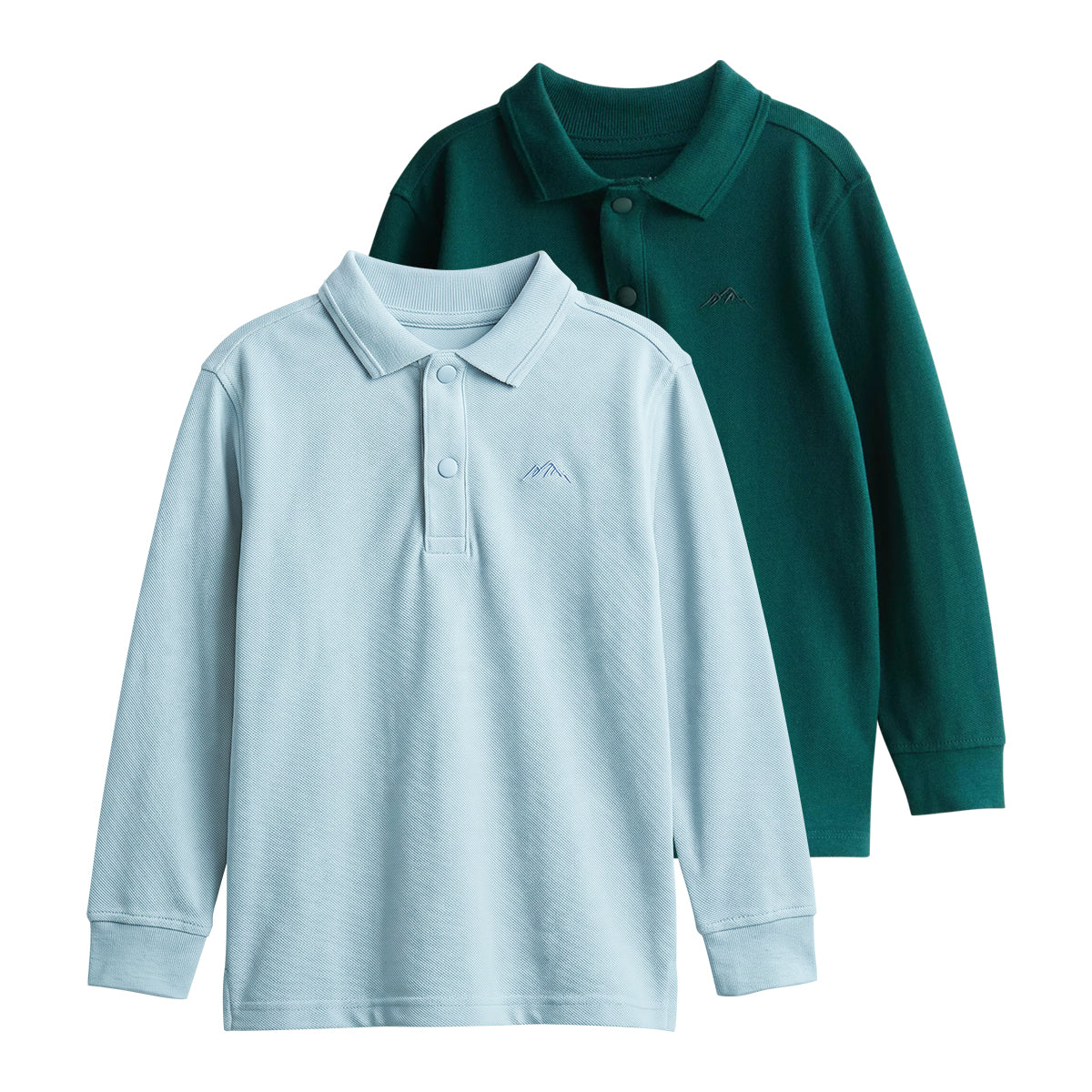Boys Cotton Long-Sleeve Polo Shirt | 1-9 Years