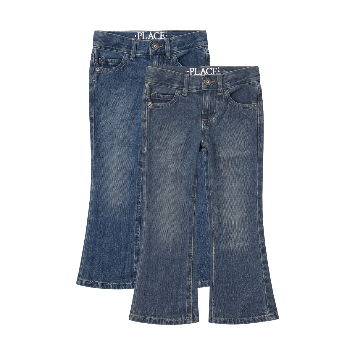 Boys Blue Denim Bootcut Jeans with Pockets | 4–14 Years
