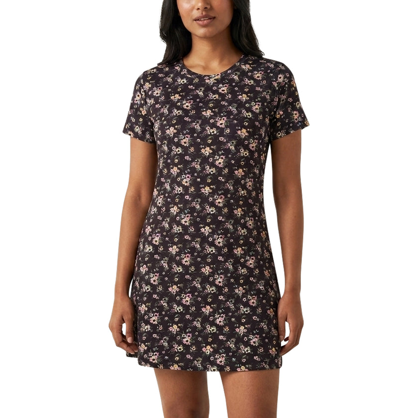 Ladies Short Sleeve Mid Length T-Shirt Dress