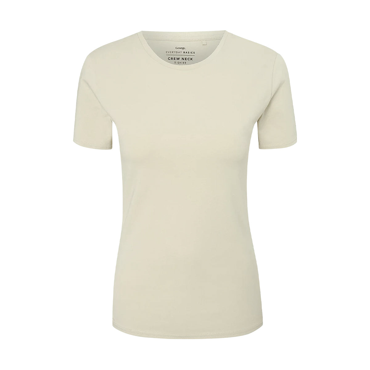 Womens Crew Neck Short Sleeve Soft Cotton Jersey T-Shirt