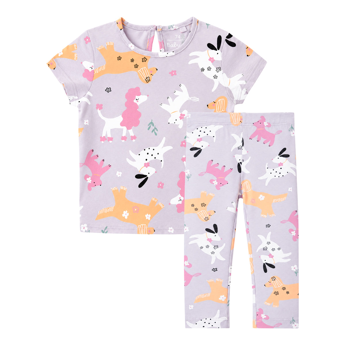 Kids Cotton Printed Co-Ord Pajama Set