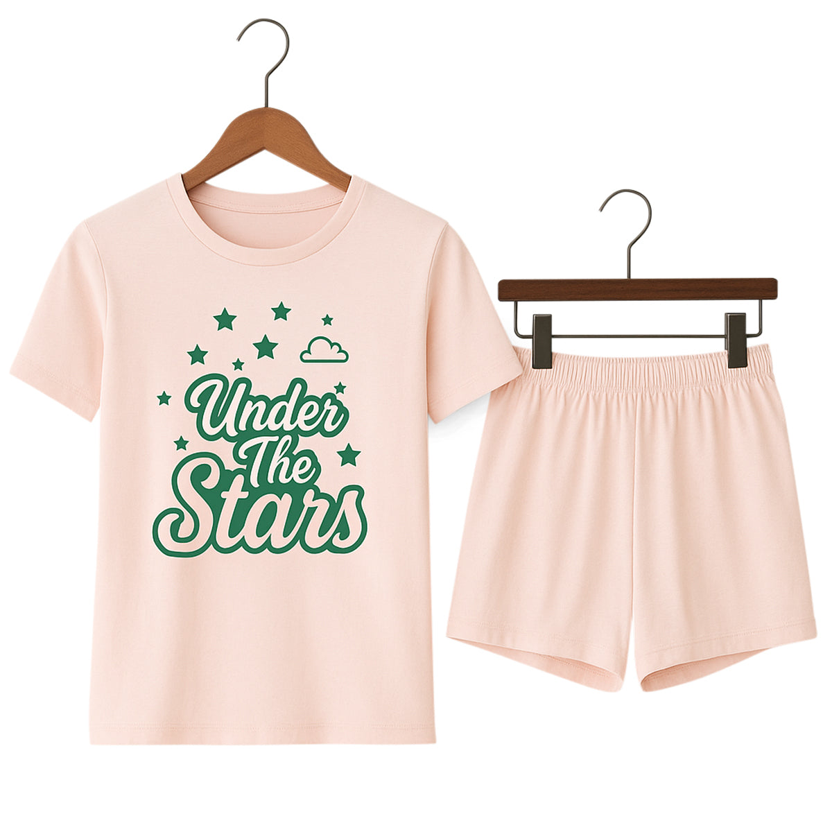 Women 2 Pcs Short Pajama Set
