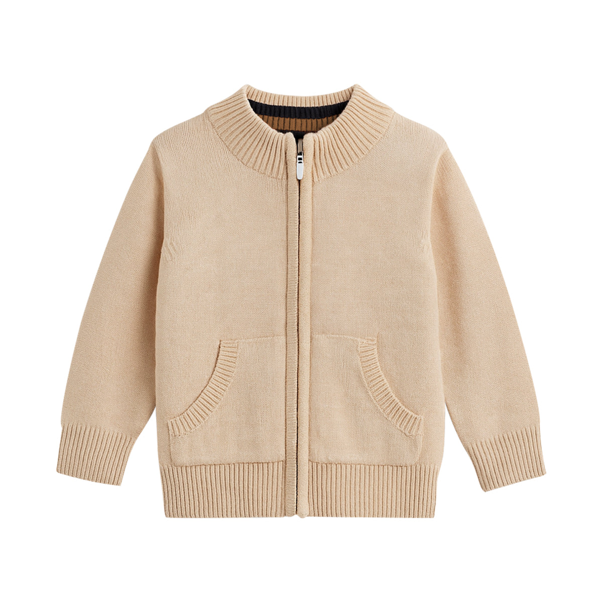 Kids Premium Knitted Zip-Up Zipper Cardigan Sweater