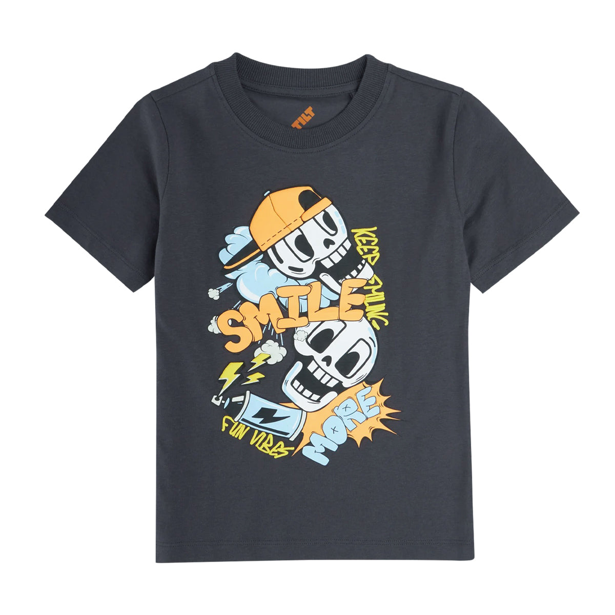 Boys Fun Printed Half Sleeve Soft, Comfortable Cotton T-Shirt
