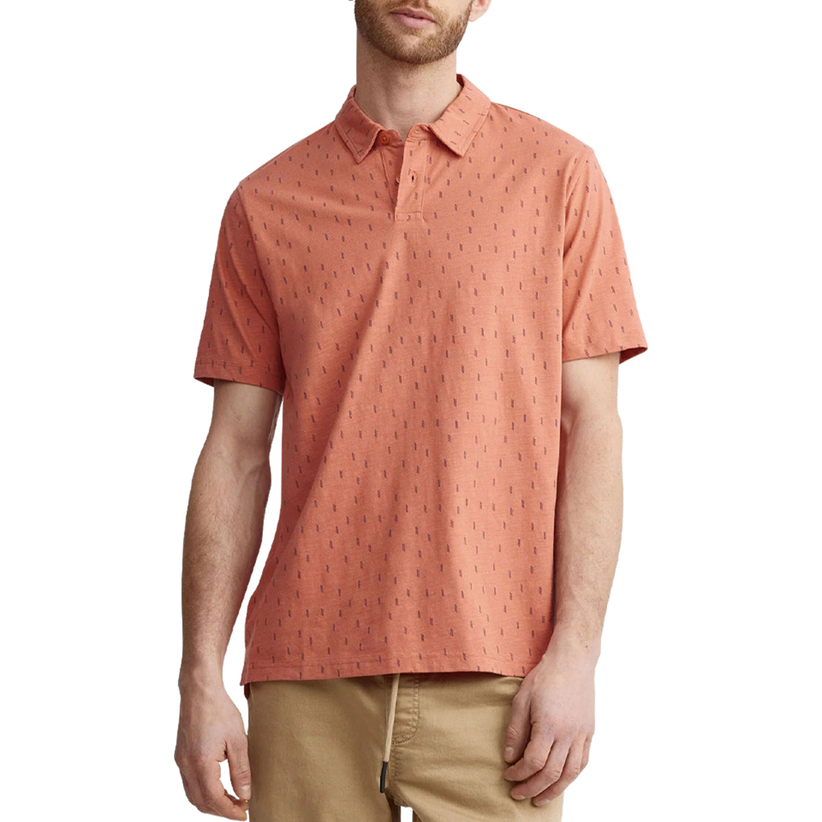 Mens Printed Short Sleeve Cotton Stylish & Casual Polo Shirt