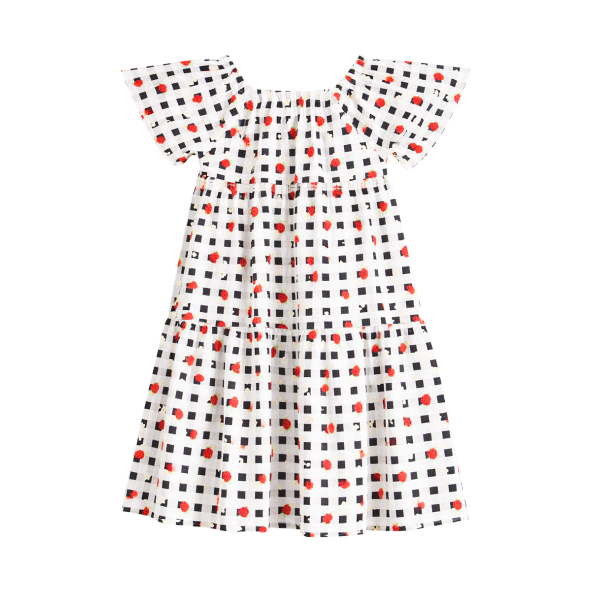 Girls Cute Print Soft Cotton Breathable Casual Summer Dress