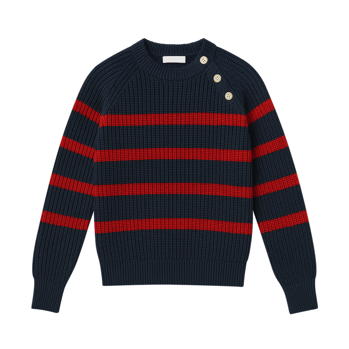 Kids Knit Striped Winter Pullover Sweater