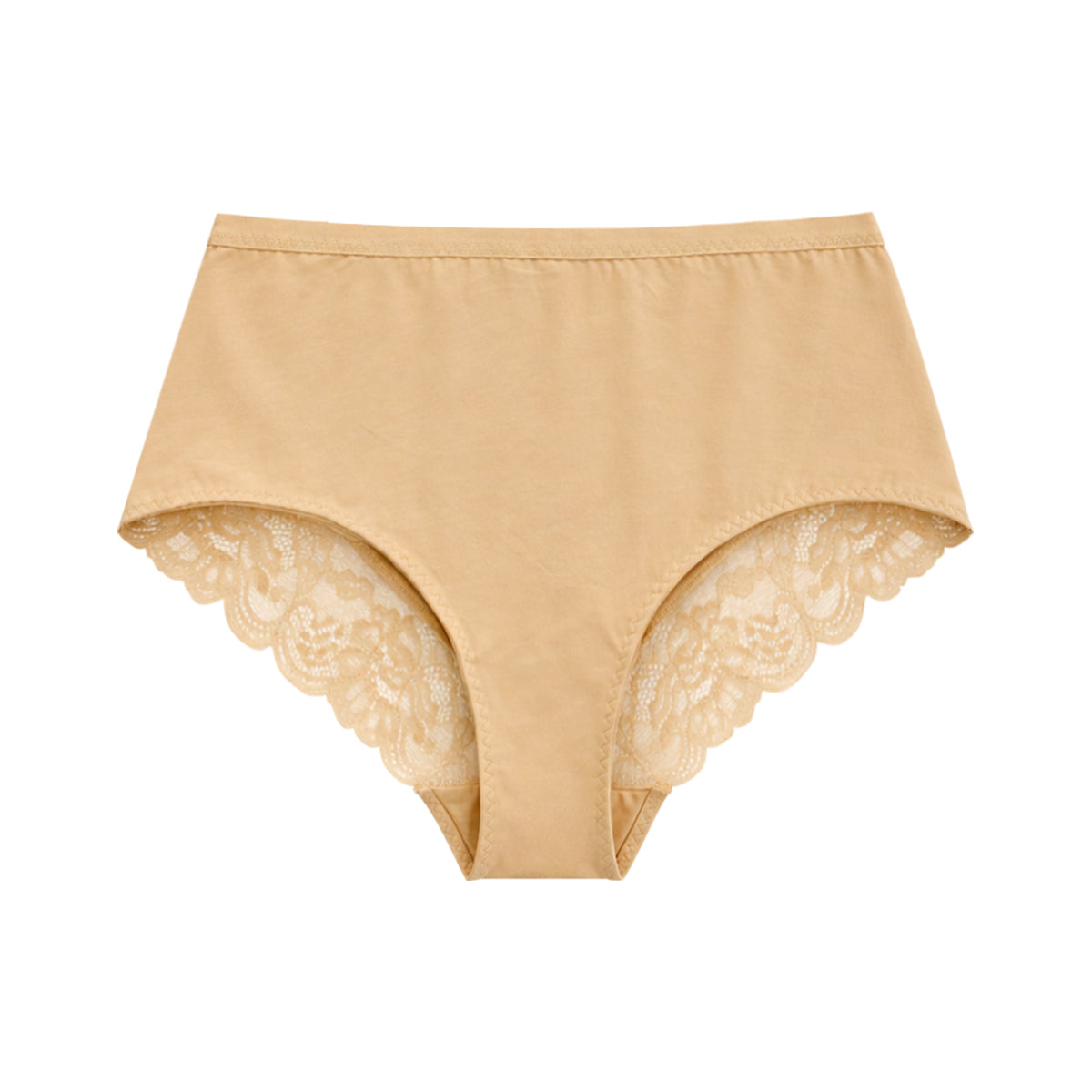 Womens Premium High Waisted  Lace Full Back Cover Panty