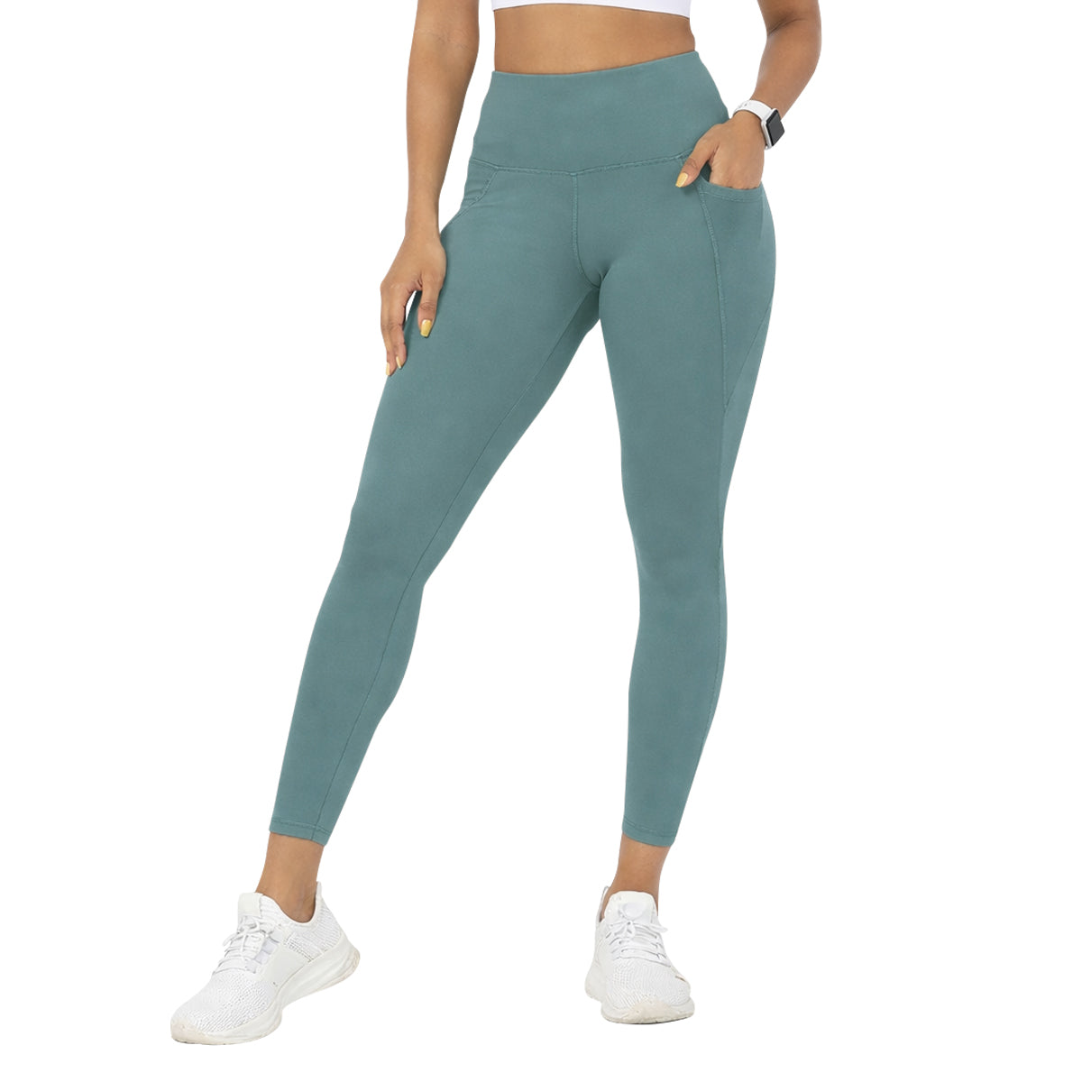 Women High Rise Workout & Yoga Pants Leggings with Pockets