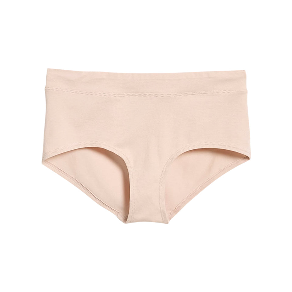 Womens Mid Rise Wide Waistband Hipster Cotton Brief Panty