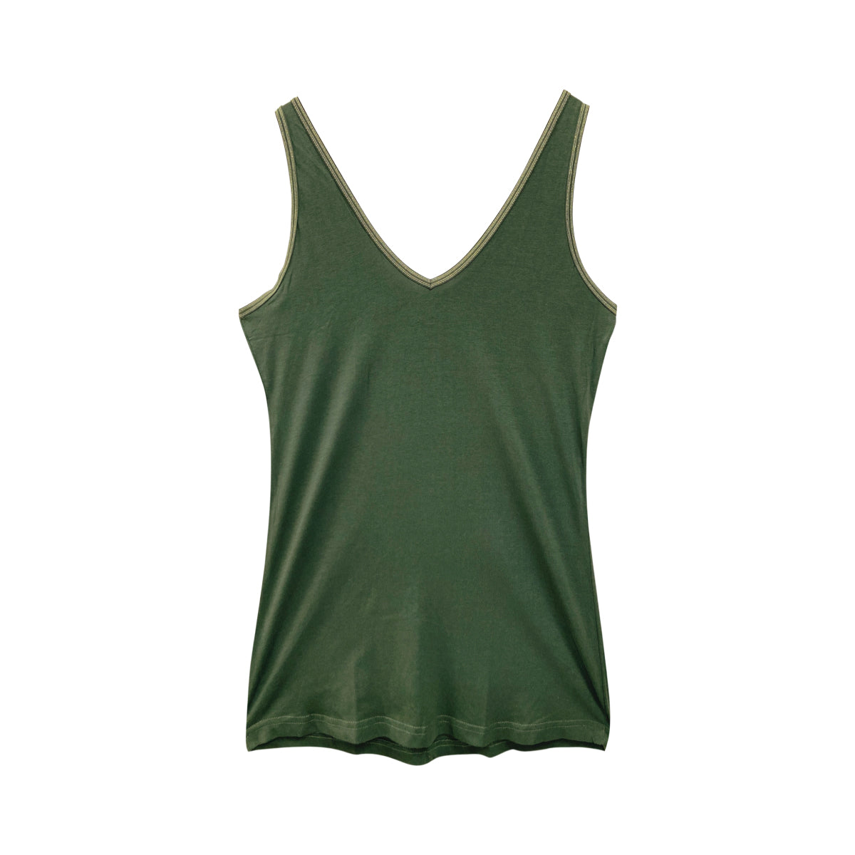 Womens V-Neck Sleeveless Cotton Vest Tank Top