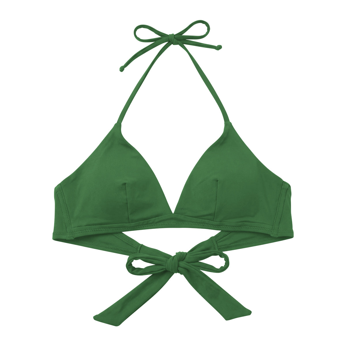 Women's Padded Halter Neck Tie-Back Bikini Bra