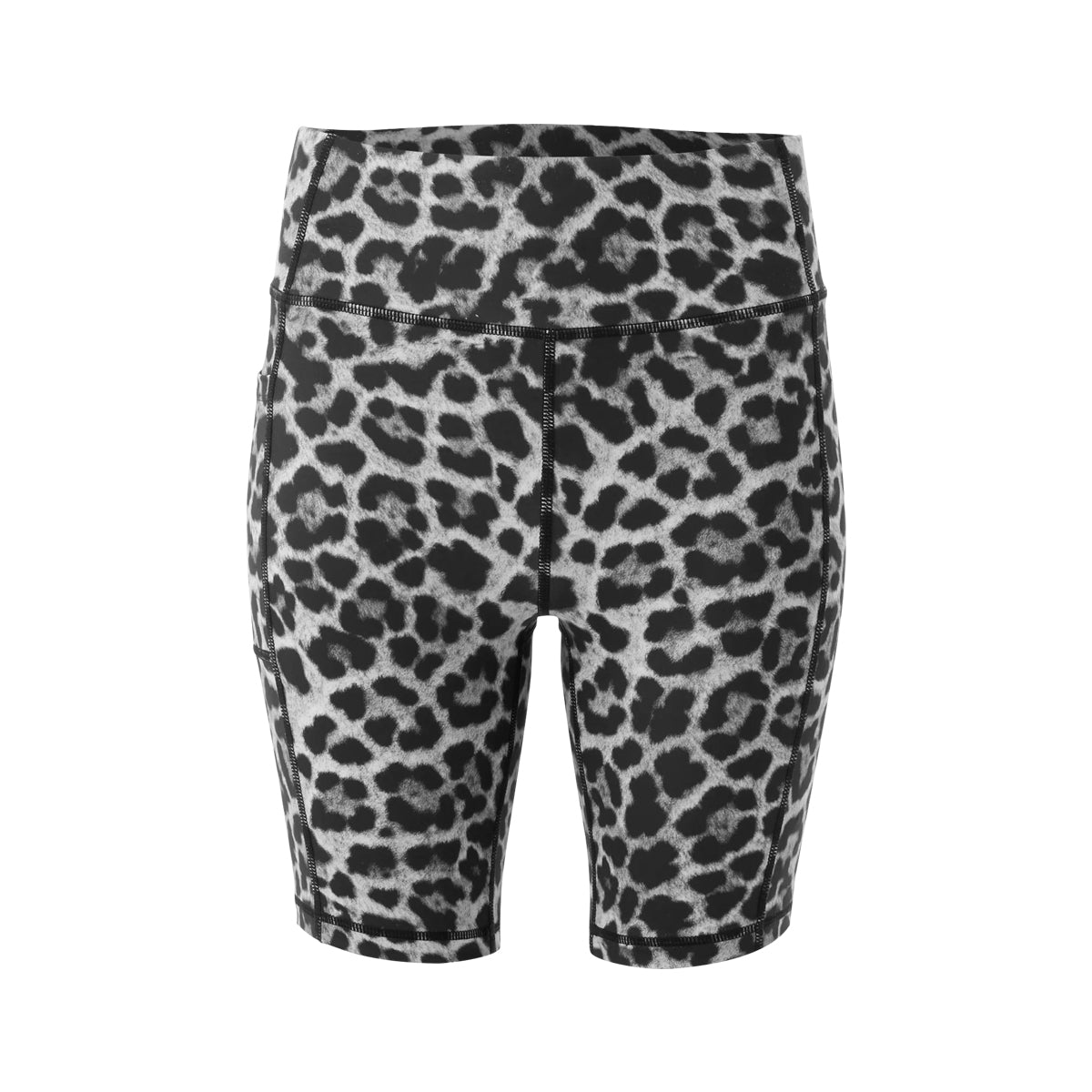 Womens High Waist Sold Cycling Media Pocket Shorts