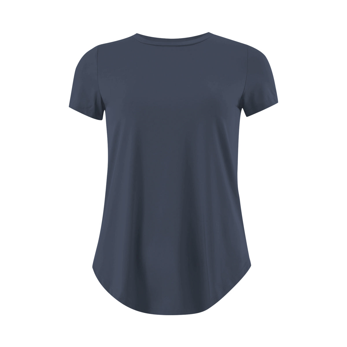 Womens Round Neck Breathable Stretch Activewear T-Shirt