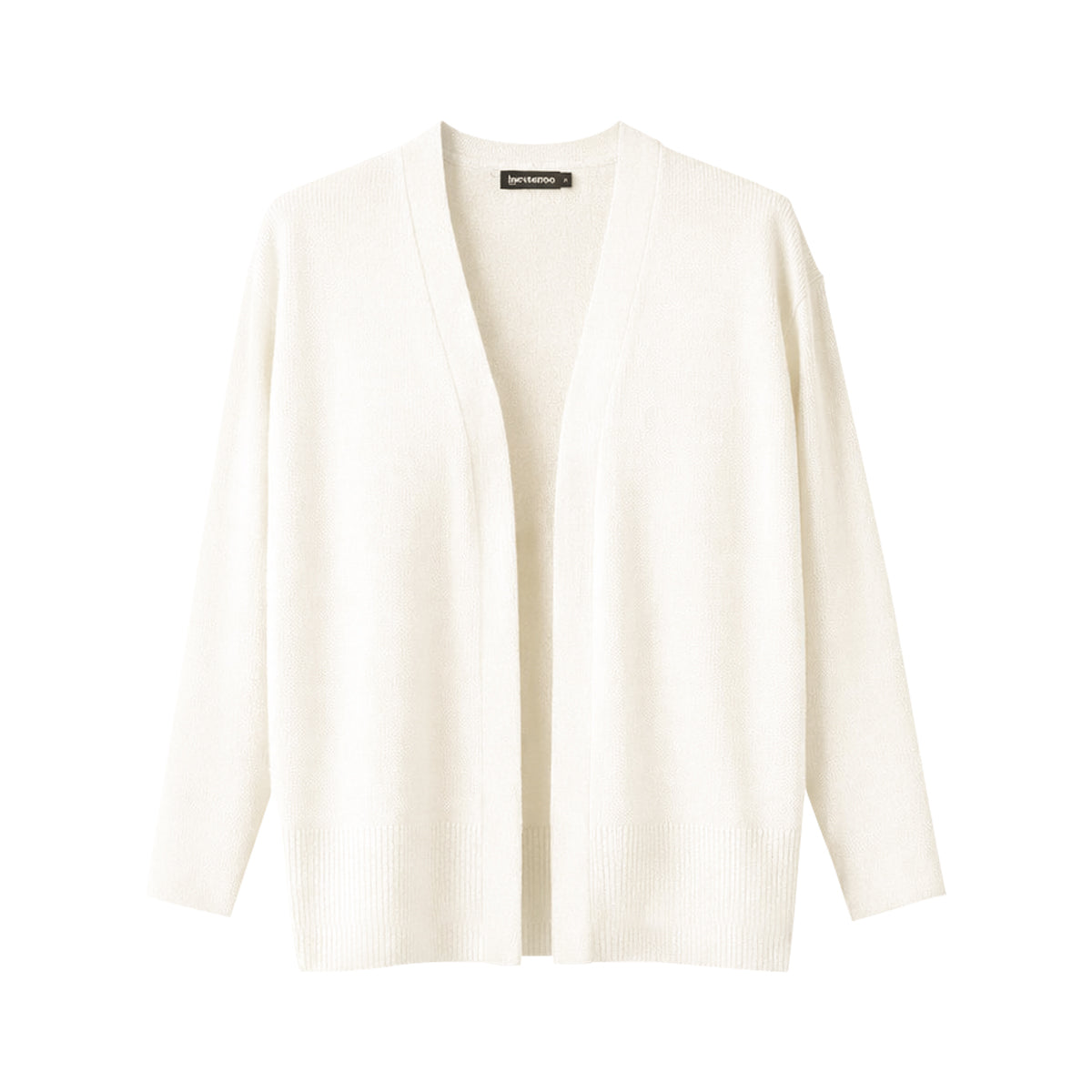 Womens Lightweight Open-Front Knit Soft Long Sleeve Cardigan