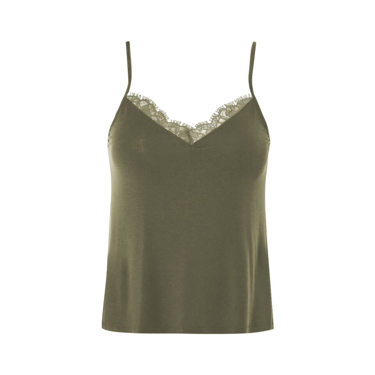 Womens Lace Top with Spaghetti Straps