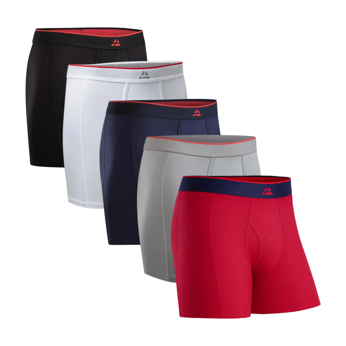 Pack of 3 Mens Bamboo Trunks Soft Breathable Comfort Boxer Underwear