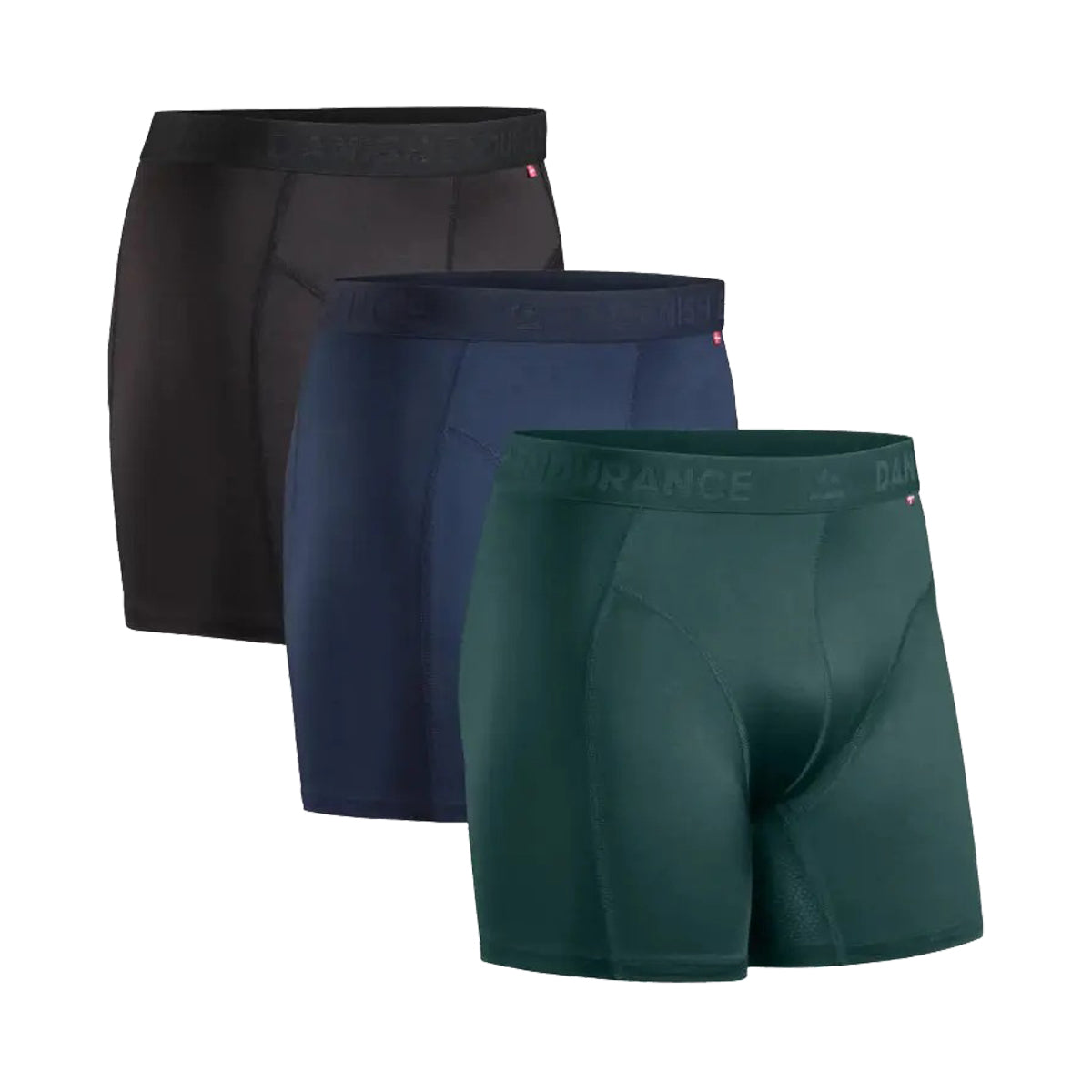Pack of 3 Mens Moisture Wicking Stretch Mesh Sports Trunks Boxer