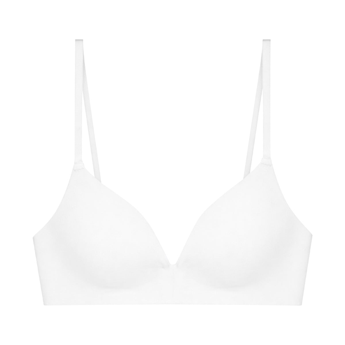 Womens Organic Cotton Padded Soft-Cup Adjustable Straps Bra