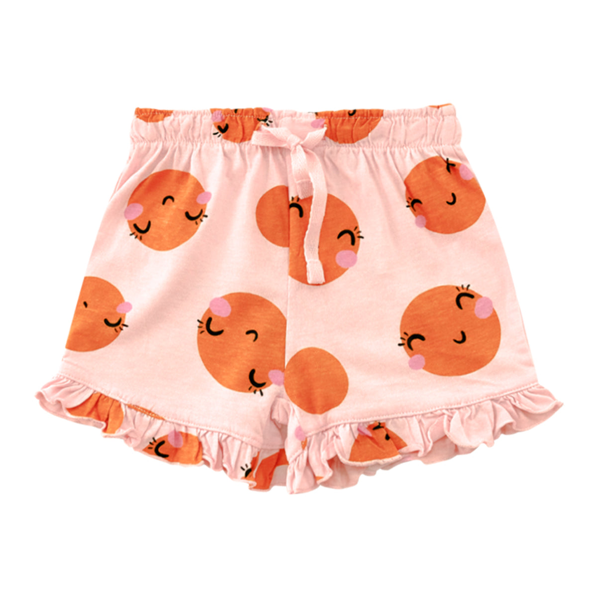 Baby Girls Cute Printed Soft Cotton Summer Frill Shorts