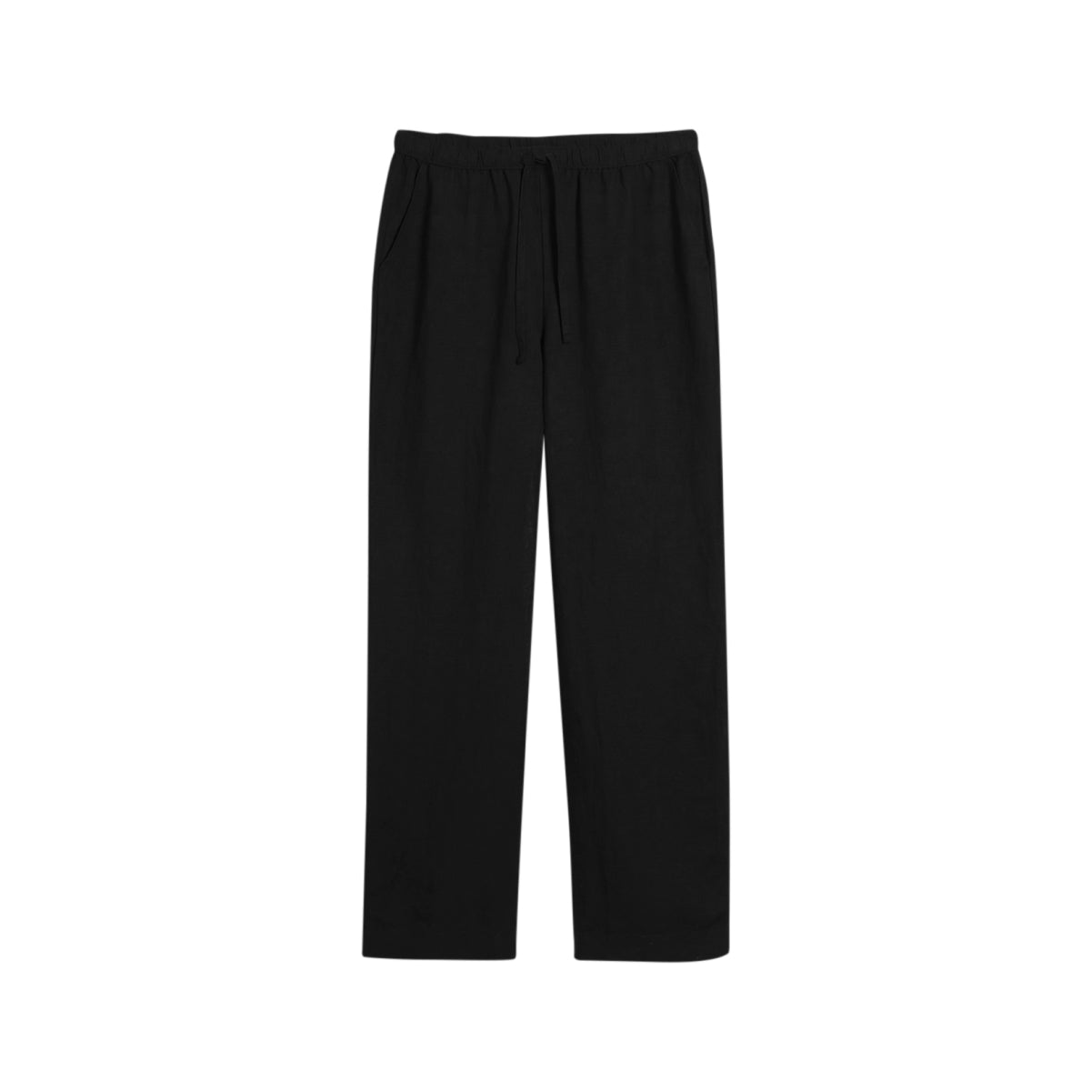 Womens Elasticated Drawstring Wide Leg Loose Trousers