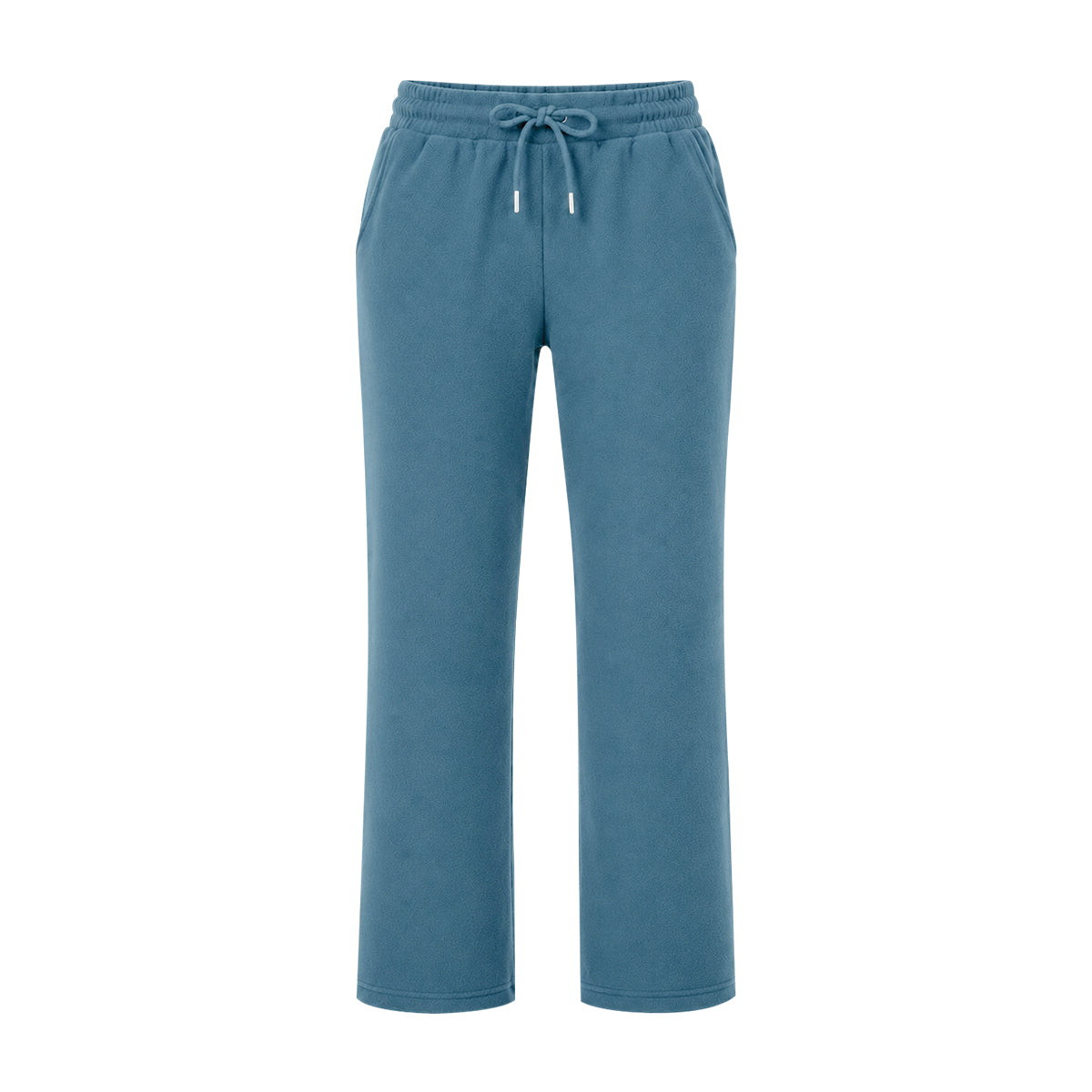 Womens Micro Fleece Straight Leg Pants with Pockets