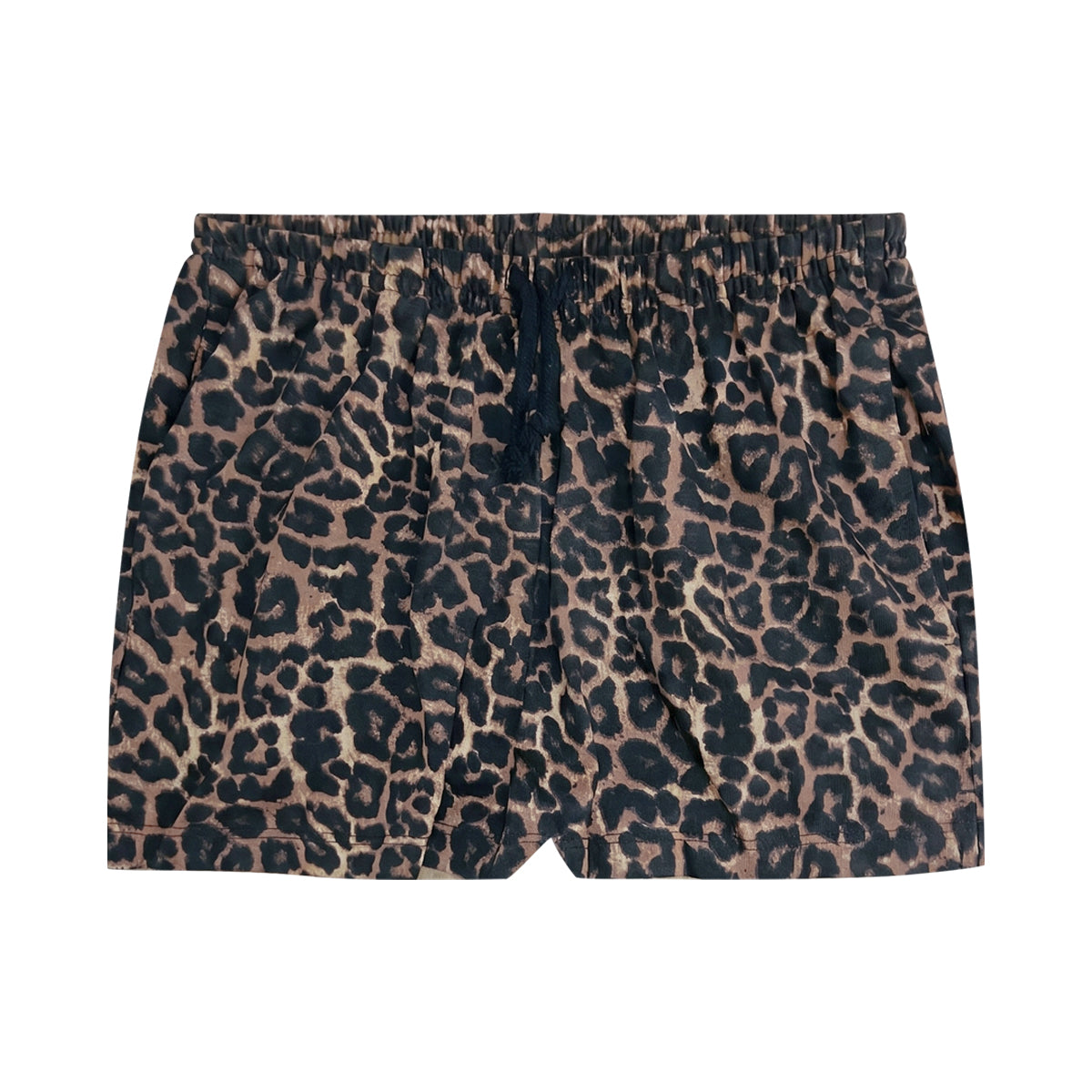 Womens Cotton Relaxed Fit Drawstring Summer Lounge Shorts