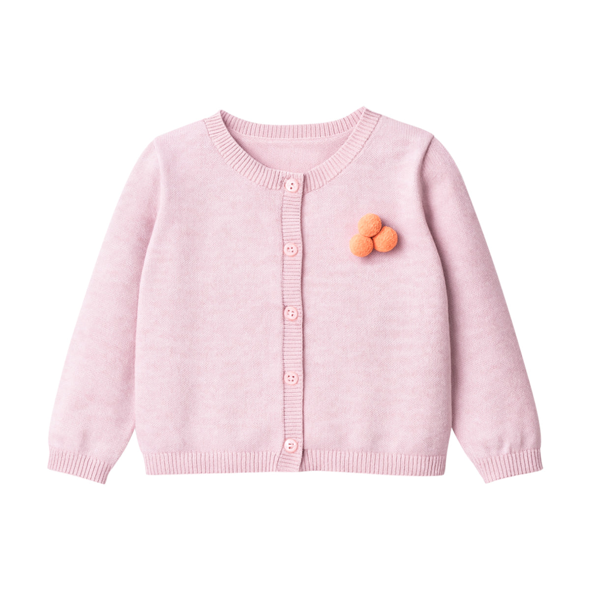 Baby Girls Cotton Knitted Cardigan Sweater