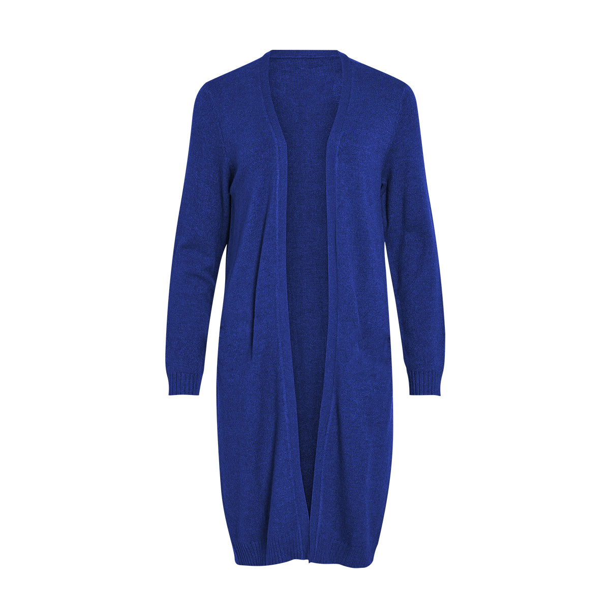 Womens Long Open Front Knit Winter Cardigan