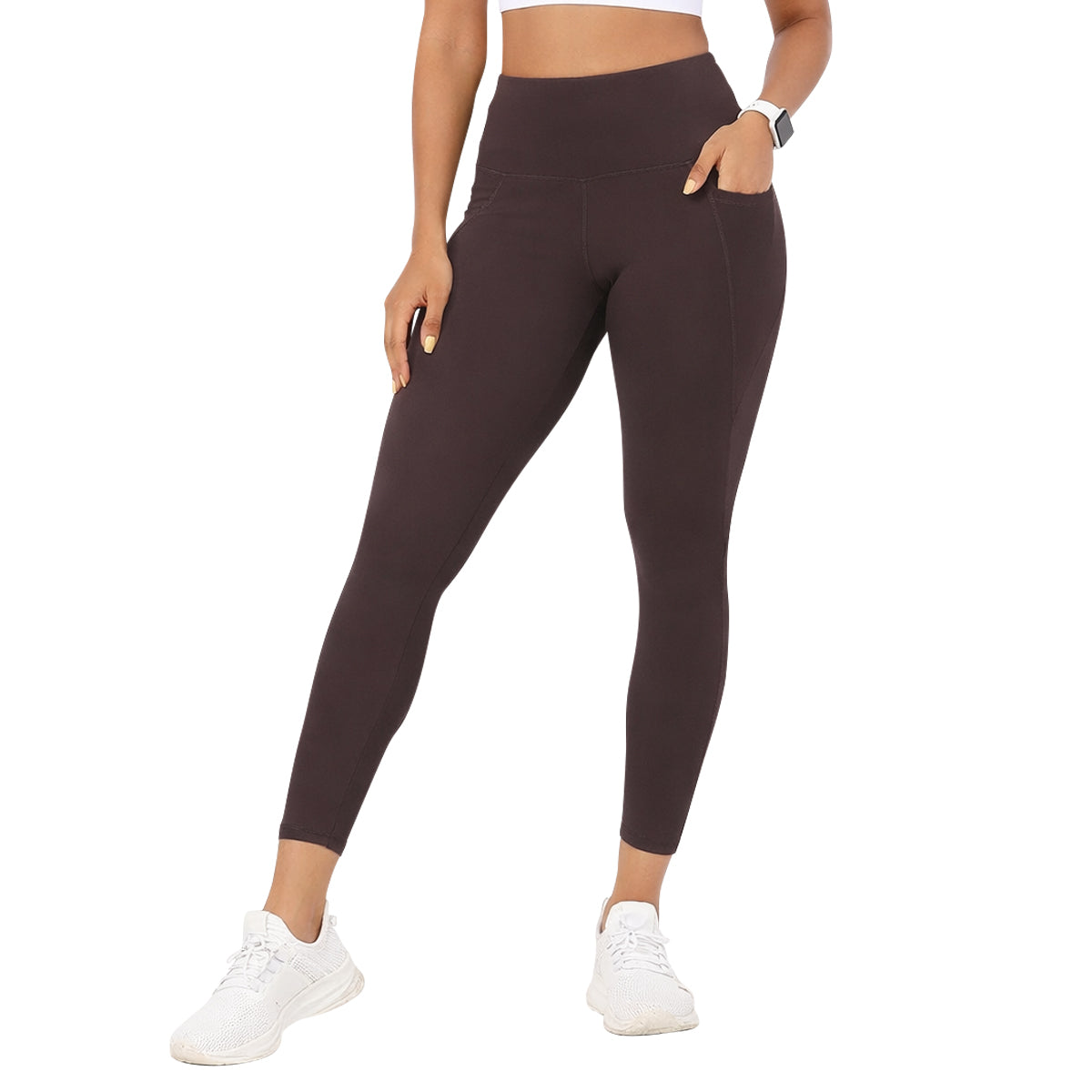 Women High Rise Workout & Yoga Pants Leggings with Pockets